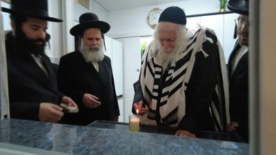 שיעור לירוחם במעונו של הגה"צ רבי אליעזר ברלנד שליט"א