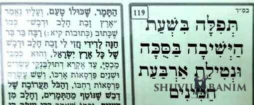 תפילה של הגה"צ הרב אליעזר ברלנד שליט"א בשעת הישיבה בסוכה ונטילת ארבעת המינים