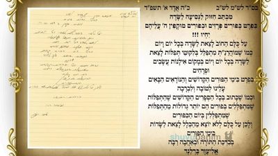 הַתְּפִלּוֹת שֶׁמִּתְפַּלְּלִים בְּפוּרִים הֵם יוֹתֵר גְּדוֹלוֹת מֵהַתְּפִלּוֹת שֶׁמִּתְפַּלְּלִין בְּיוֹם הַכִּפּוּרִים • מכתב חיזוק מהגה"צ רבי אליעזר ברלנד שליט"א להתבודדות בימי פורים