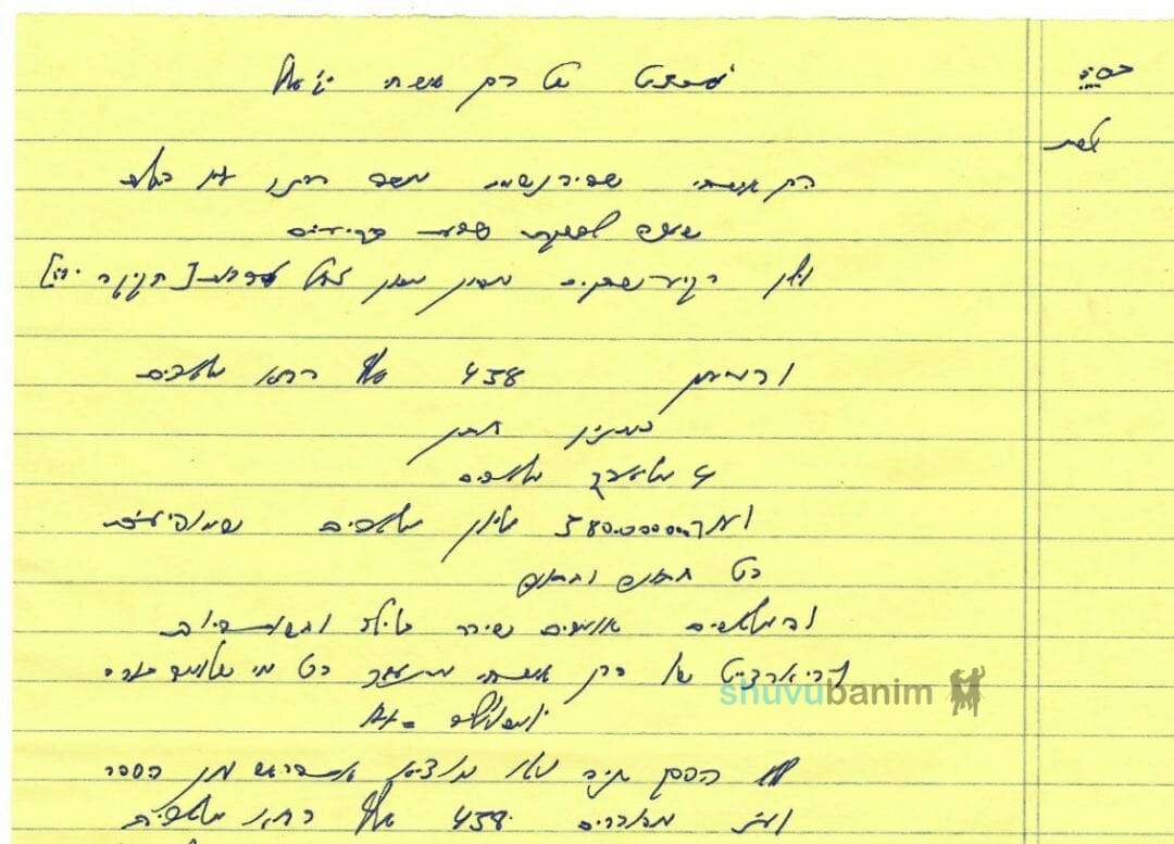 הילולת הבן איש חי - תפילה חדשה מאת הגה"צ רבי אליעזר ברלנד שליט"א