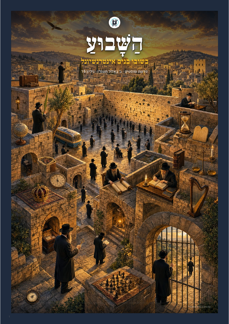 השבוע בשובו בנים אינטרנשיונל — פרשת שופטים