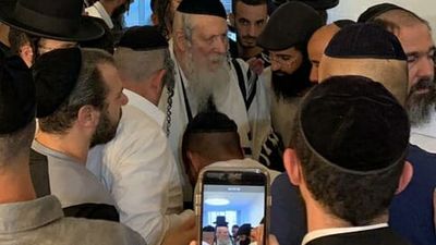 דברי הגה"צ הרב אליעזר ברלנד שליט"א בבני ברק - גלריית תמונות מחוג בית בת ים