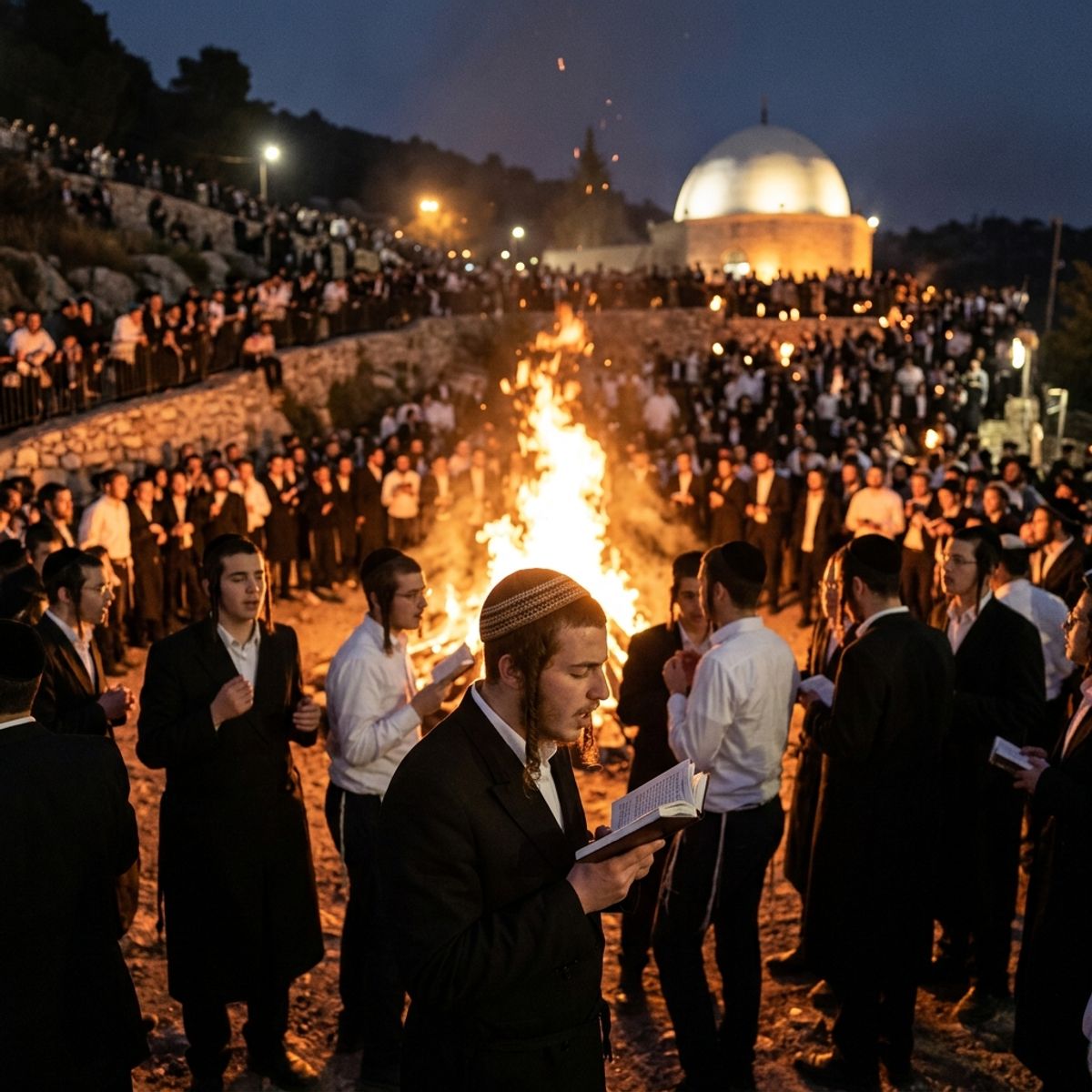 GALLERY: Shabbat Solidarity in Meron 5781 with Students of Shuvu Banim