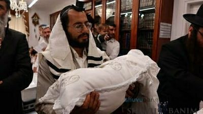 GALLERY: Brit of Son of Rav Shmuel Izik Biton with Rav Berland Shlit"a