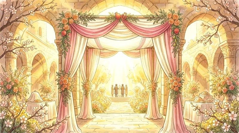 קוֹל רִנָּה וִישׁוּעָה בְּאָהֳלֵי צַדִּיקִים • שמחת נישואי נינת הגה"צ רבי אליעזר