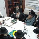 שיעור לאברכי כולל חצות בקבר רחל במעונו של הגה"צ רבי אליעזר ברלנד שליט"א