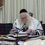 שיעור לתושבי בת ים מהגה"צ רבי אליעזר ברלנד שליט"א במעון קודשו