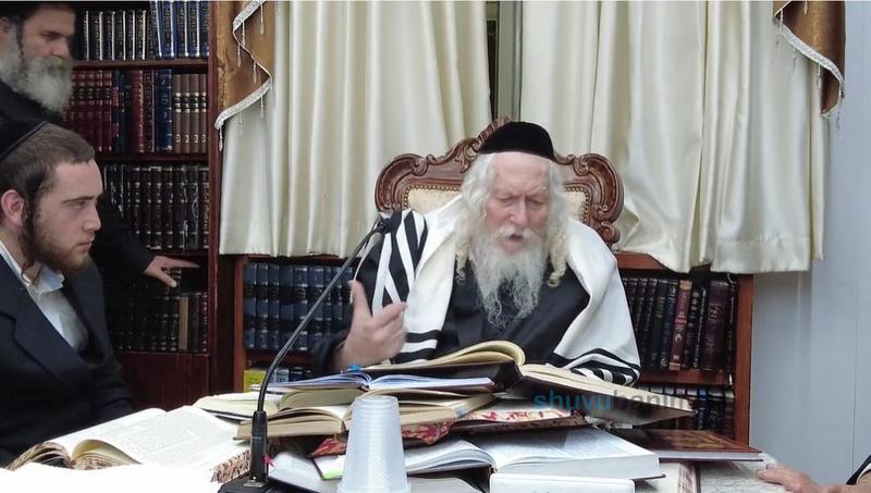 ישיבת מתחברים בסיום מסכת ברכות ושיעור במעון קודשו של הגה"צ רבי אליעזר ברלנד