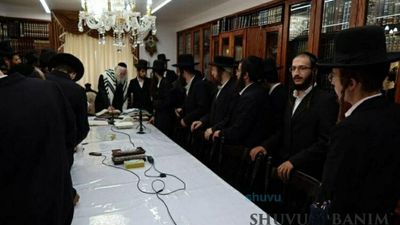 Shiur at Home of Rav Berland Shlit”a for Tutors from “Mishkani”