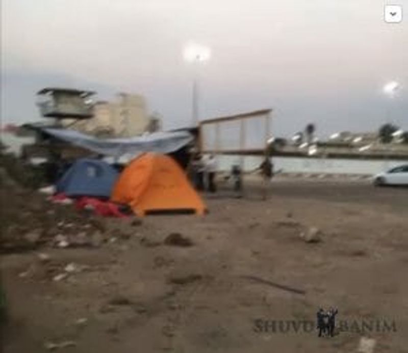 encampment Ayalon Prison Ramla