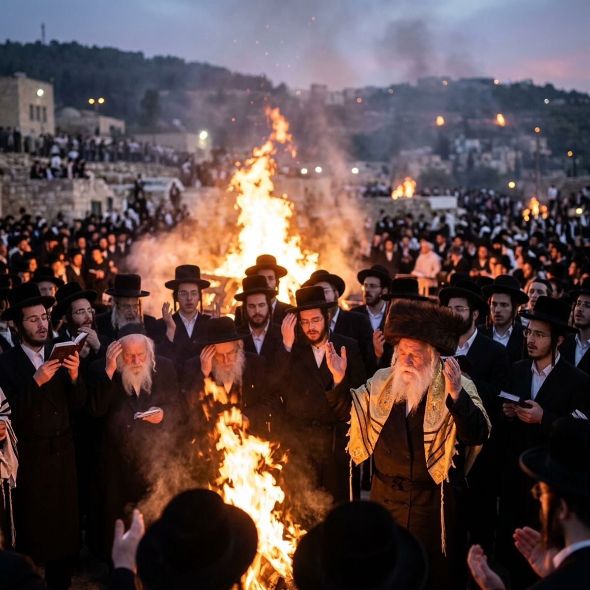 Watch: Clip from the Shuvu Banim Compound in Meron Last Year