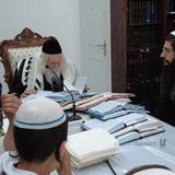 שיעור לצעירי באר שבע במעונו של הגה"צ רבי אליעזר ברלנד שליט"א