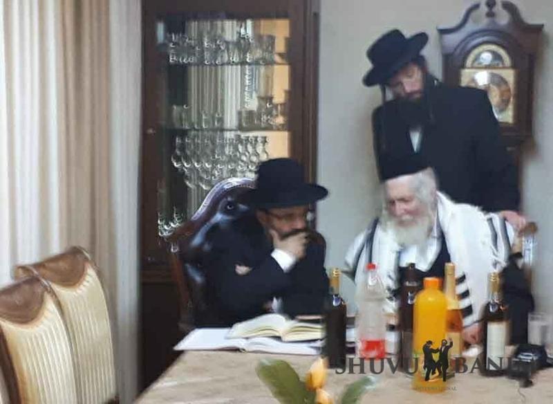 הגה"צ הרב אליעזר ברלנד שליט"א בביקור גומלין אצל המקובל רבי יעקב איפרגן הרנטגן