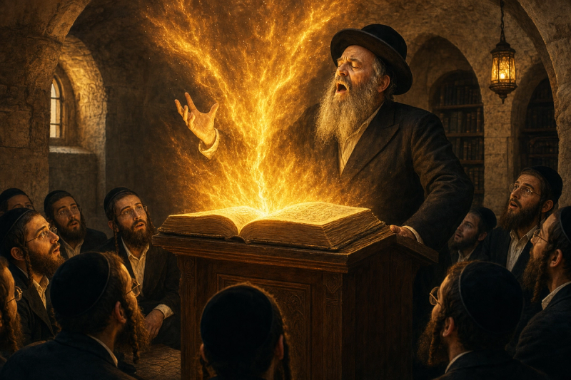 סיפור על שיעור אש להבה בליקוטי הלכות שנמשך שמונה שעות ועוד 4 סיפורים