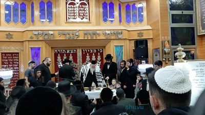 מעמד סיום הש"ס המרגש בכנס התורני באשדוד עם הגה"צ הרב אליעזר ברלנד שליט"א