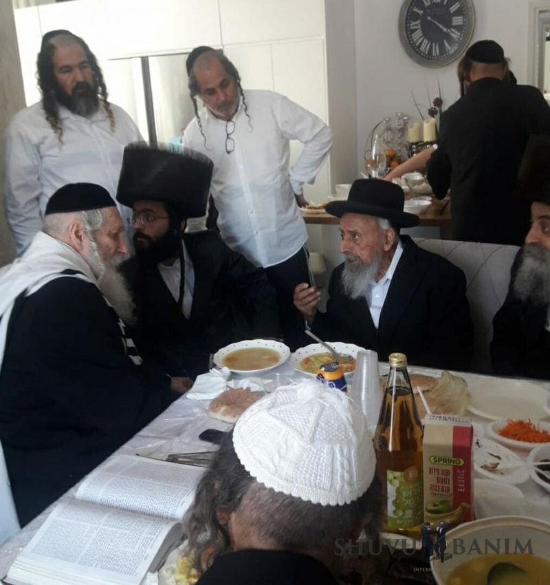 הרב בעדני והרב ברלנד שליט"א בשבע ברכות של אהרון רז