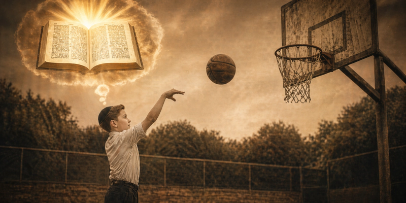 על חשב הרב ברלנד כששיחק כדורסל בצעירותו • שיעור שבת פרשת שמיני