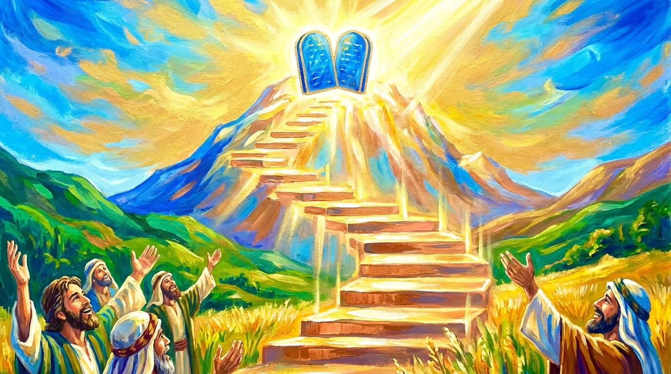 סוד לוחות הברית: המדרגות הרוחניות של מתן תורה