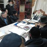 שיעור לתושבי ביתר במעונו של הגה"צ רבי אליעזר ברלנד שליט"א