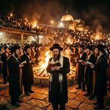 Shuvu Banim Say Tikkun Chatzos in Meron to Sweeten Decrees