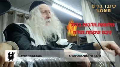 "נִכְנָסִים לִלְבָנוֹן וּלְעַזָּה, הַמַּצָּב מַחְמִיר חַיָּבִים לִגְמֹר שְׁלוֹשָׁה סִפְרֵי תְּהִלִּים בְּכָל יוֹם וללכת בִּבְגָדִים צְנוּעִים" • דברי הגה"צ רבי אליעזר ברלנד שליט"א על המלחמה מאמש