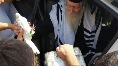 כ"ק הגה"צ הרב אליעזר ברלנד שליט"א ביקר בישיבת 'מתחברים' ובירך את ראשי הישיבה להצלחת הקמפיין