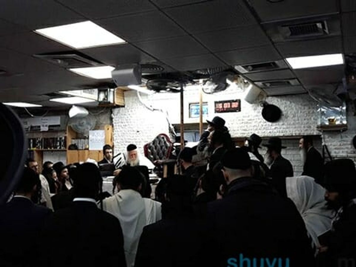 תפילת שחרית ושיעור תורה של הגה"צ הרב אליעזר ברלנד שליט"א - גלריית תמונות מרהיבה