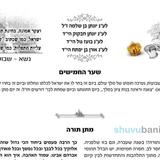 עלון שפכי כמים לבך - שבועות, פרשת נשא תשפ"ב