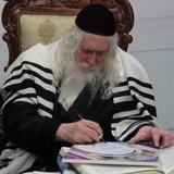 שיעור במעונו של הגה"צ רבי אליעזר ברלנד שליט"א לחבורת בני הנעורים למתקרבים הליטאים