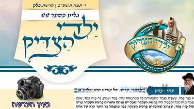 עלון ילדי הצדיק - פרשת בלק תשפ"ב