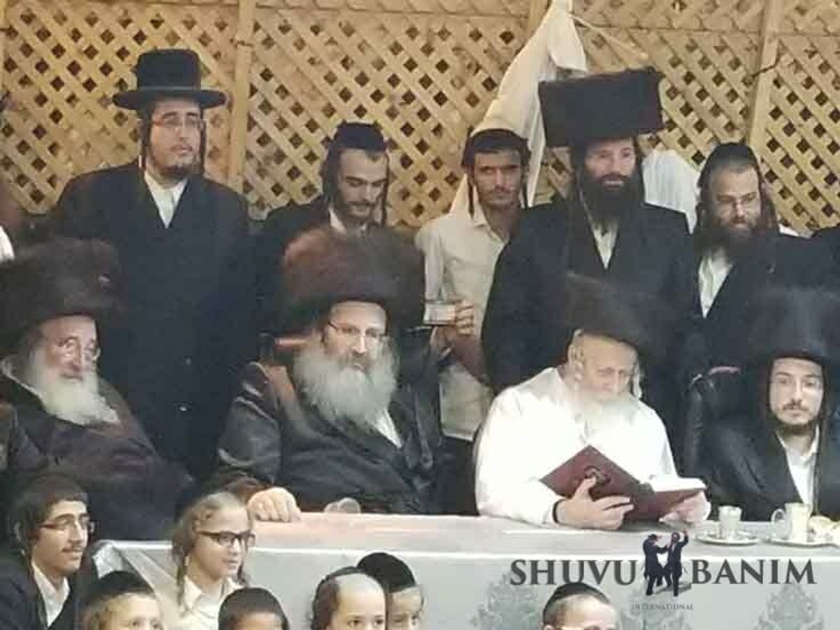 חתונת שמואל איזיק רובינשטיין נכד הגה"צ הרב אליעזר ברלנד שליט"א