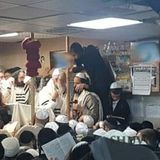 שושן פורים אצל הגה"צ הרב אליעזר ברלנד שליט"א