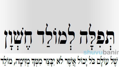 הַחוֹדֶשׁ שֶׁבּוֹ יִבָּנֶה הַבַּיִת הַשְּׁלִישִׁי • תפילה למולד חודש מרחשון התשפ"ד מהגה"צ רבי אליעזר ברלנד שליט"א