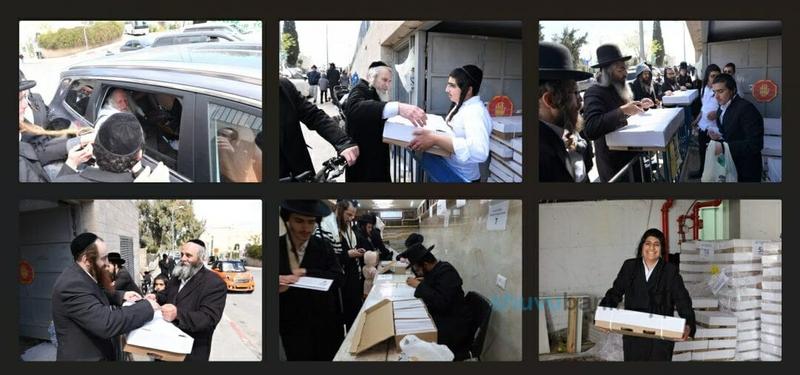 קמחא דפסחא שע"י 'איחוד חסידי ברסלב שובו בנים' בהשתתפותו של הגה"צ רבי אליעזר