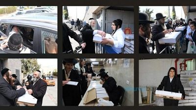 קמחא דפסחא שע"י 'איחוד חסידי ברסלב שובו בנים' בהשתתפותו של הגה"צ רבי אליעזר ברלנד שליט"א • גלריית תמונות