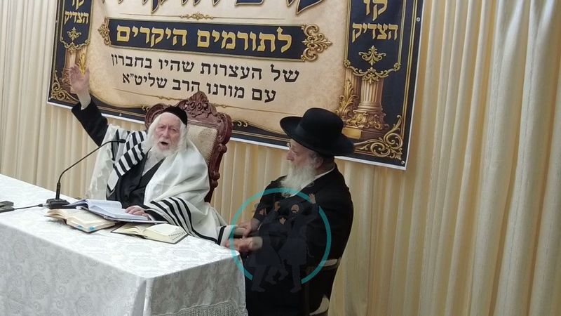 מורנו הרב אליעזר ברלנד שליט"א בערב ההוקרה לתורמי העצרות בחברון