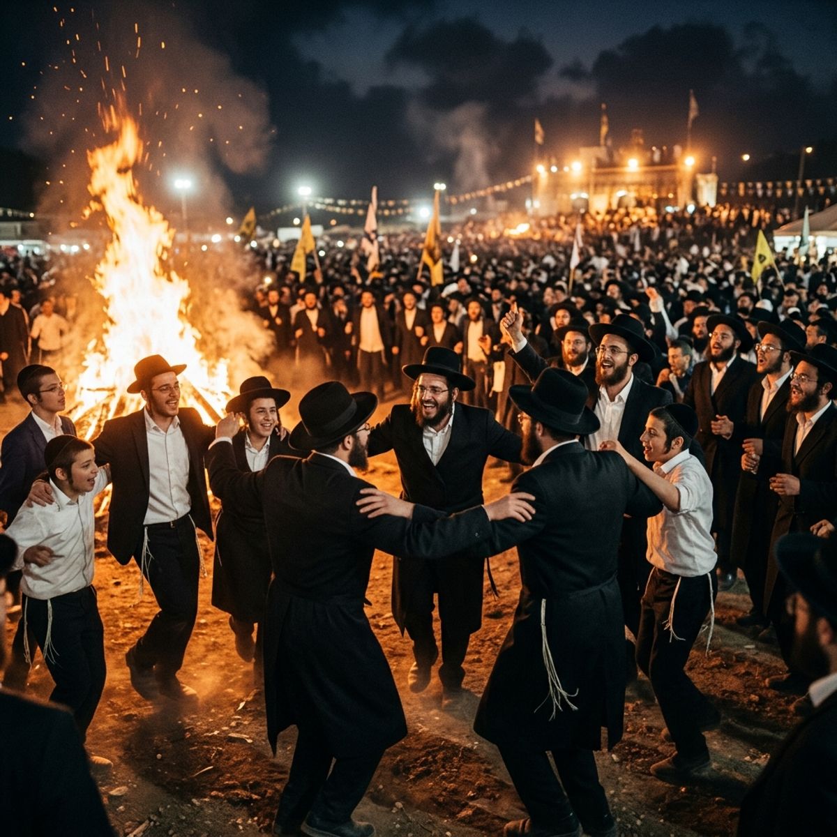 Watch: Students of Rav Berland in Holland and Meron Dance Side by Side. And the