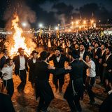 Watch: Students of Rav Berland in Holland and Meron Dance Side by Side. And the