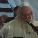 סוכת שלום: המונים בשלהבת קודש בסוכתו של הגה"צ הרב אליעזר ברלנד שליט"א בהקפות שניות - מראות הקודש