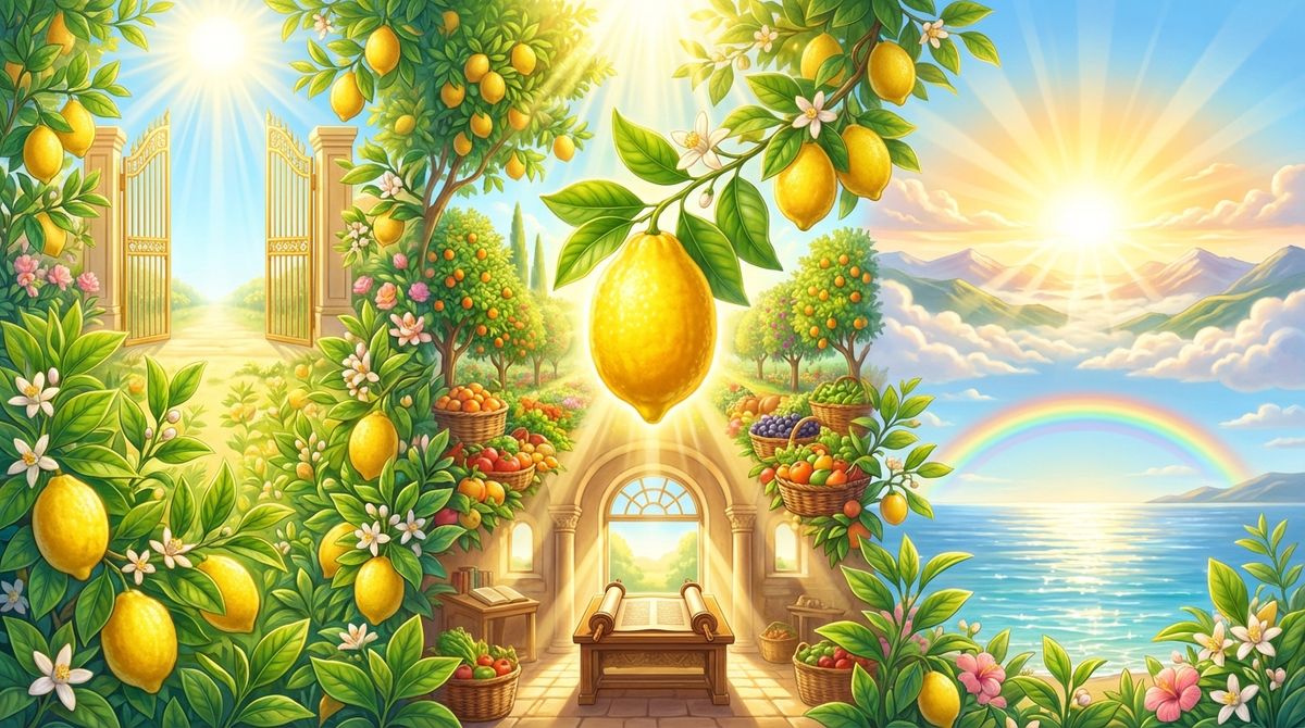 תפילה לזכות בזכות האתרוג לאורות דאדם קדמון ולראות את ה' פנים בפנים ממש ולשמירה