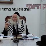 אנחנו בסוף 400 שנה ומעכשיו ישארו בארץ רק עם ישראל - החיזוק היומי מהגה"צ הרב אליעזר ברלנד שליט"א