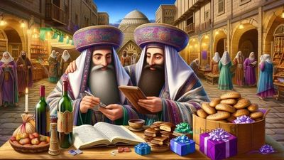 משלוח מנות עם חיטים יבשים וזנגוויל • מיוחד ומרתק: משלוחי המנות של האמוראים בתקופת הגמרא