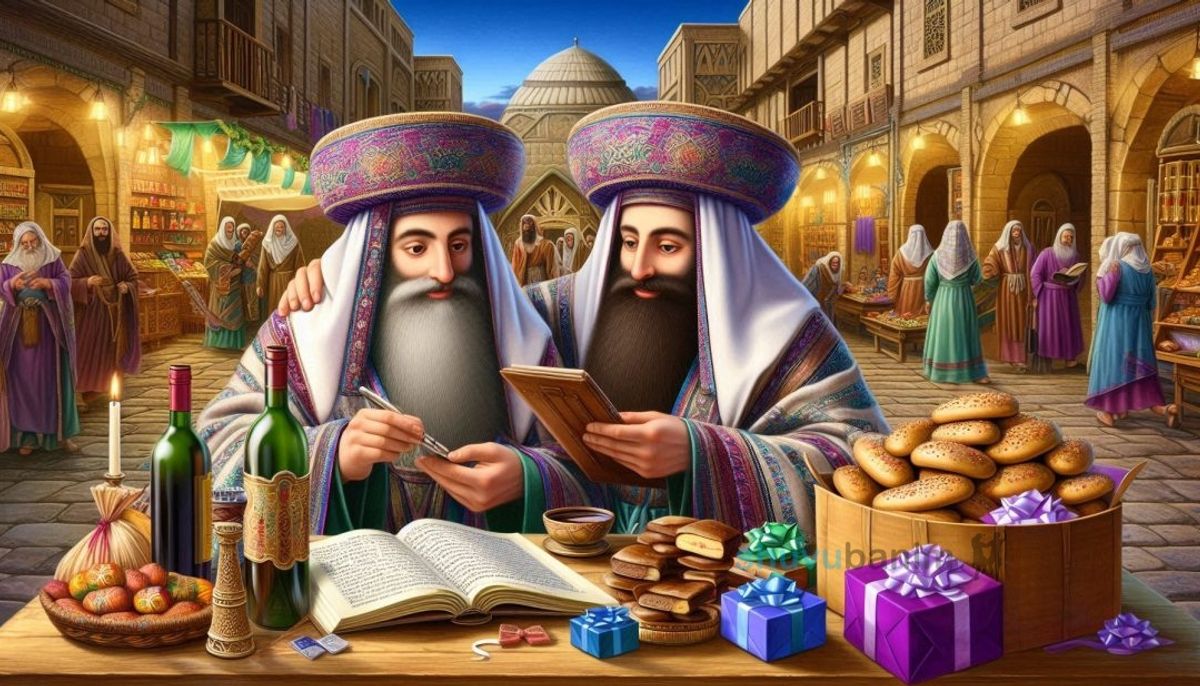 משלוח מנות עם חיטים יבשים וזנגוויל • מיוחד ומרתק: משלוחי המנות של האמוראים בתקופת הגמרא