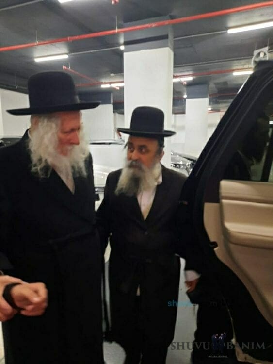 Rav Berland at Funeral of Rav Baadani ZT"L