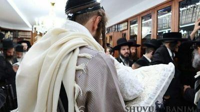 Brit for Great-Grandson of the “Saraf” R’ Shmuel Shapira Zt”l at Home of R’ Berland Shlit”a
