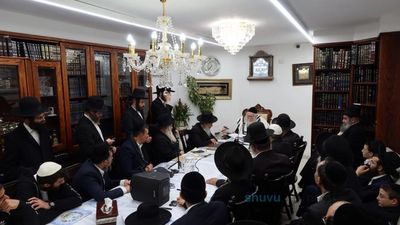 שיעור לתושבי בית שמש במעונו של הגה"צ רבי אליעזר ברלנד שליט"א