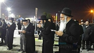GALLERY: Prayer Gathering for Release of Rabbi Eliezer Berland shlit”a – Nitzan Prison, Ramla