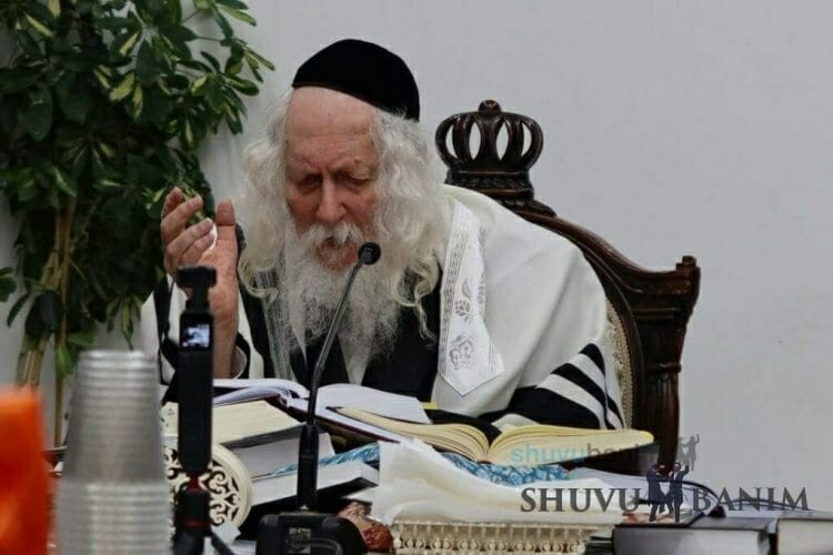 Shiur for Rabbanim of Breslov Information Line at Rav Berland’s Home