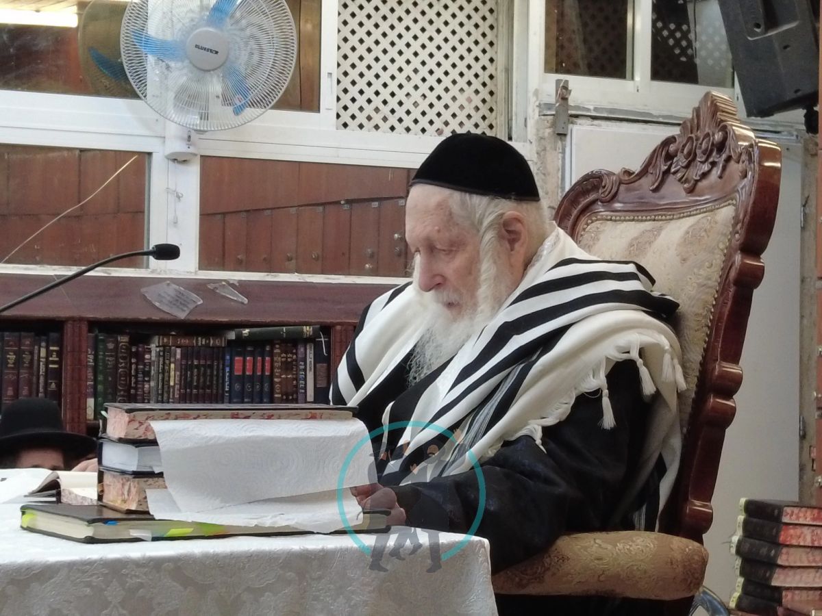 Watch: Rabbi Eliezer Berland shlit"a in a Class for Strengthening Youth, the Young Men of "HaMisgeret": "You Are the Most Important Young Men" — On the Greatness of Torah and the Beis HaMikdash That Was Not Destroyed