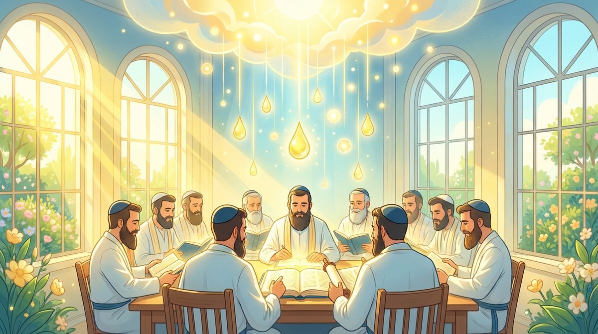 סוד הטיפות מגן עדן: כיצד זוכים לחכמה המתחדשת בכל רגע